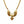 golden phoenix pendant necklace by jagged halo jewelry 