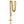 Gold chain necklace with a cross pendant on a white background