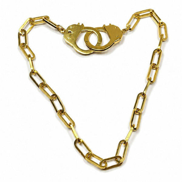 Love Bond Handcuff Chain Necklace