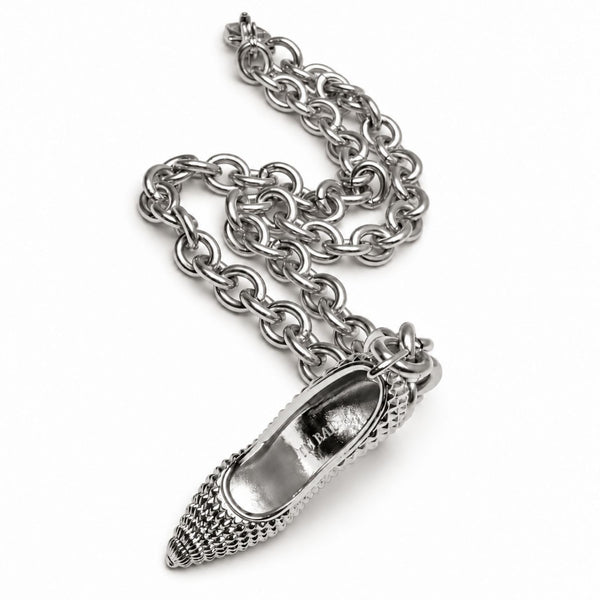 I’M BAD Stiletto Heel Chunky Chain Necklace