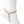 Gold chain bracelet on a mannequin arm against a white background