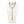 Gold chain necklace with a pendant on a white stand