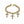 Trinity Cross Charm Bracelet