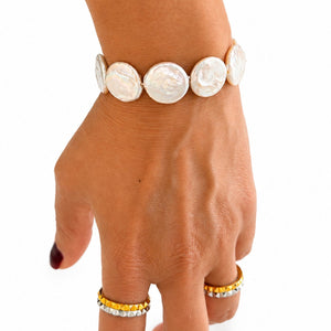 Alternate product view 2 of Neon Moon Baroque Pearl Bracelet