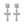 Rhodium plated crystal cross statement earrings by Jagged Halo Jewelry
