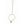Yellow gold Margot Crystal Hand Chain with three bezel-set CZ stones on a white background