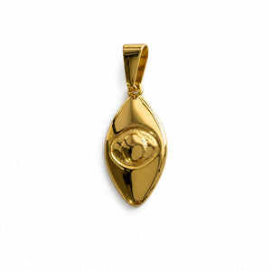 athenan evil eye pendant by jagged halo jewelry 