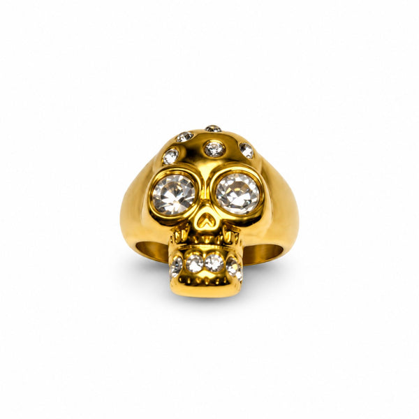 Memento Crystal Skull Ring