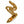 A gold-tone pendant necklace featuring a detailed high-heeled shoe charm with a textured toe, suspended from a thick link chain on a white background.