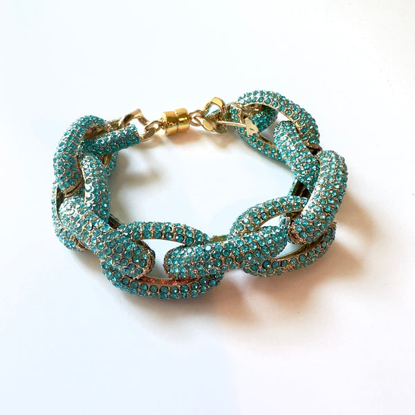 Mina Bracelet Bracelets Jagged Halo Turquoise 